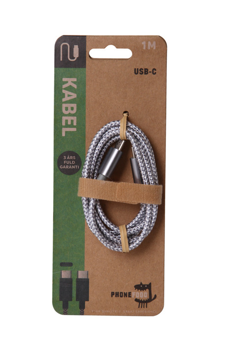 USB-C til USB-C kabel - 1 meter